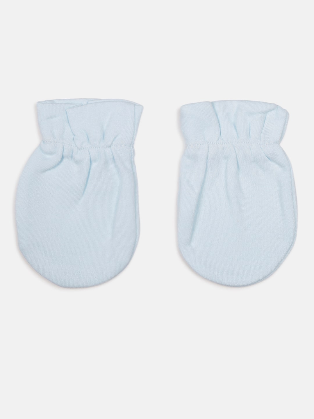 2 Pc set Knitted Mittens-Blue